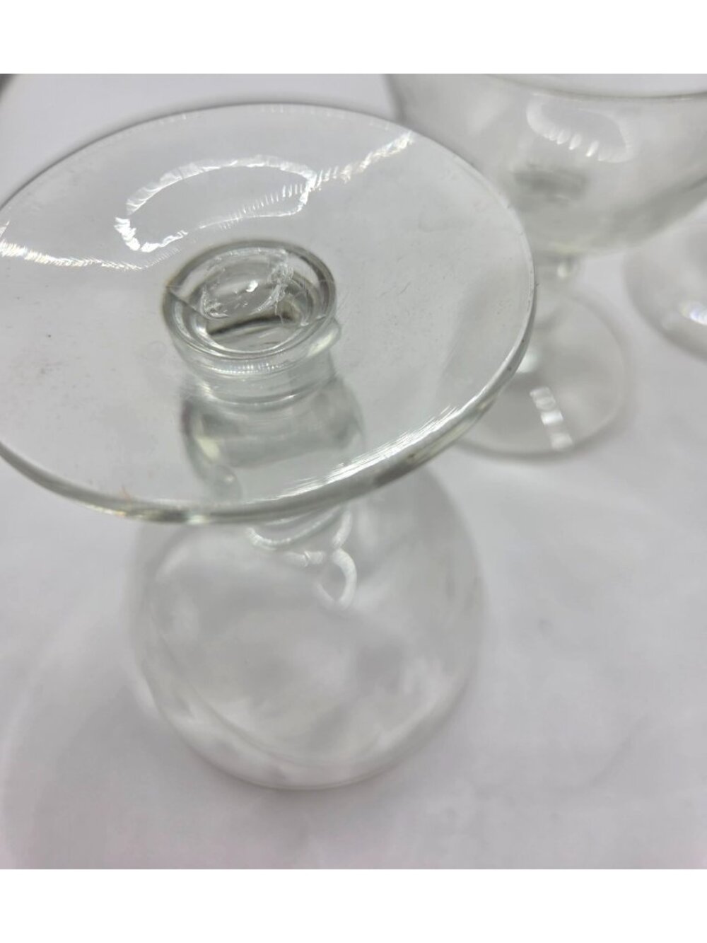 Vtg Heisey Southwind Collection Set Of 3 Cocktail Etched Glasses Coup Stemmed - Picture 5 of 8